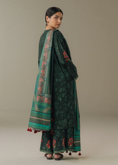Zara Shahjahan | Coco Prints 25 | Wild Fern-2A - Casual Dress - available at Maria Faisal in UK and USA.