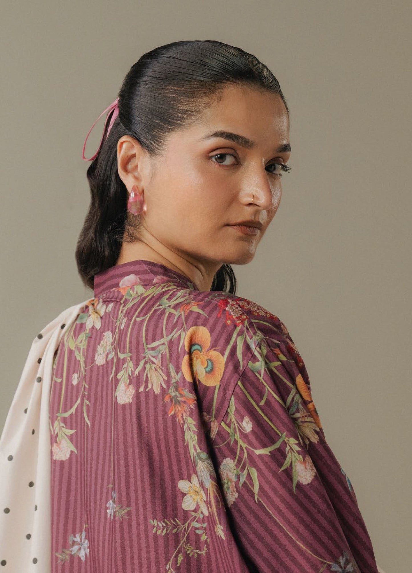 Zara Shahjahan | Coco Prints 25 | Amber Days-1A - Casual Dress - available at Maria Faisal in UK and USA.