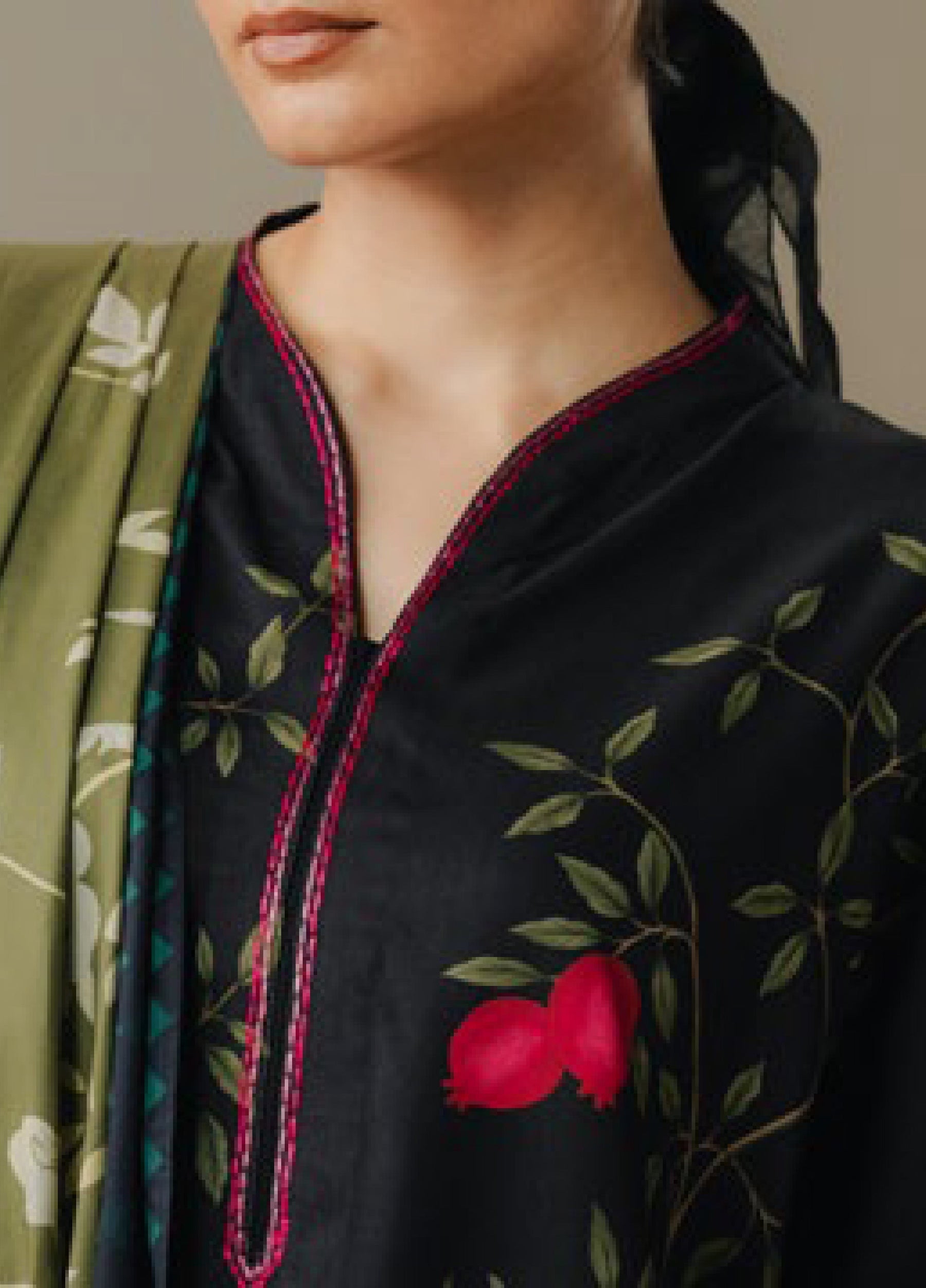 Zara Shahjahan | Coco Prints 25 | Sienna Field-4A - Casual Dress - available at Maria Faisal in UK and USA.