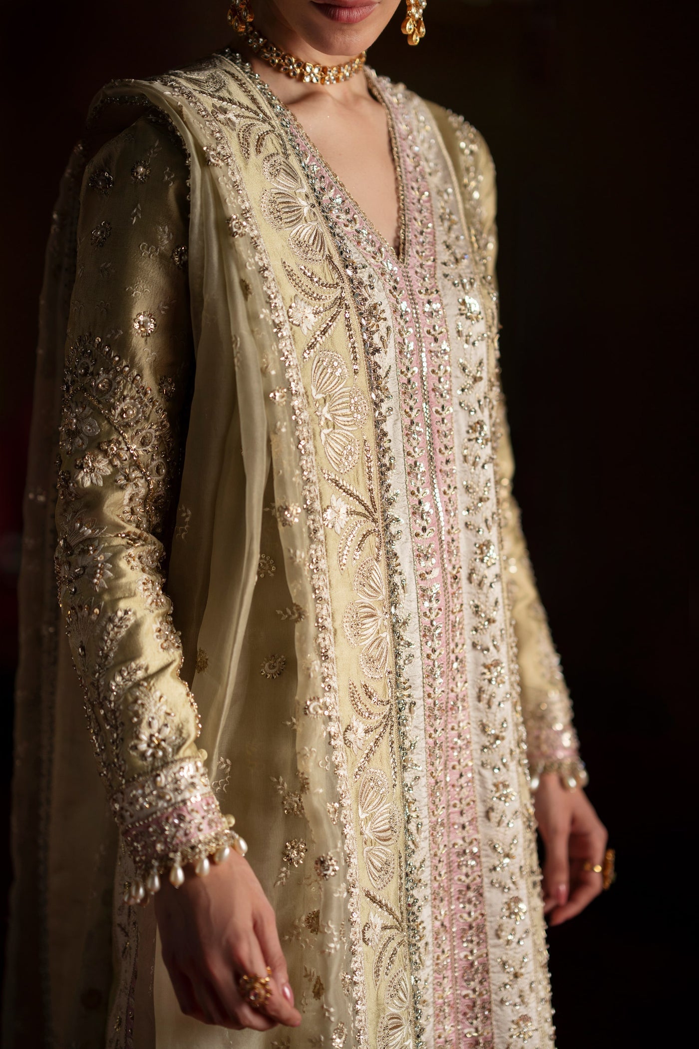 Saad Bin Shahzad | Laavni Formals | SELIN - Formal Dress - available at Maria Faisal in UK and USA.