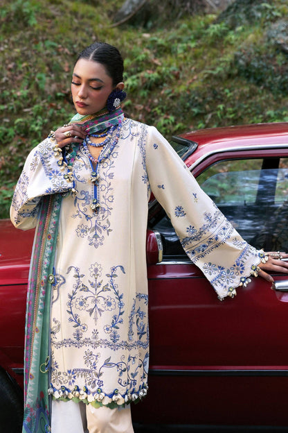 Zaha | Lawn 25 | MAYA (ZL25-15 A) by Maria Faisal - Registered Vendor of : Zaha - type : Ladies Clothes - 100% original wedding dresses