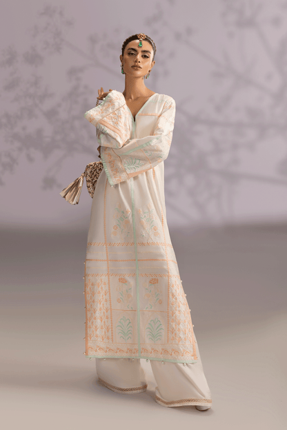 Erum Khan | Summer Whisper | Royal Grace - Luxury Dress - available at Maria Faisal in UK and USA.
