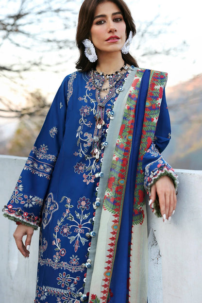 Zaha | Lawn 25 | MAYA (ZL25-15 B) by Maria Faisal - Registered Vendor of : Zaha - type : Ladies Clothes - 100% original wedding dresses