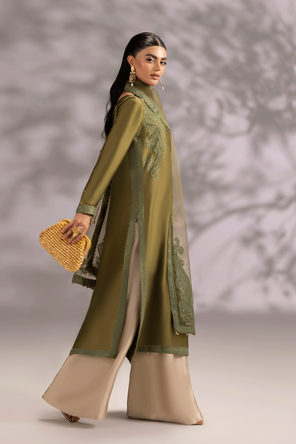 Erum Khan | Summer Whisper | Icon Lady - Luxury Dress - available at Maria Faisal in UK and USA.