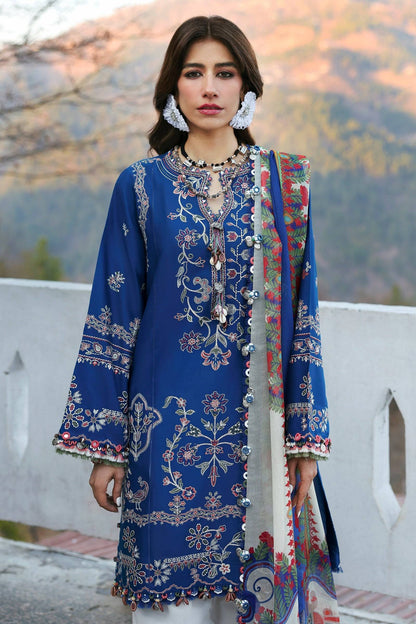 Zaha | Lawn 25 | MAYA (ZL25-15 B) by Maria Faisal - Registered Vendor of : Zaha - type : Ladies Clothes - 100% original wedding dresses
