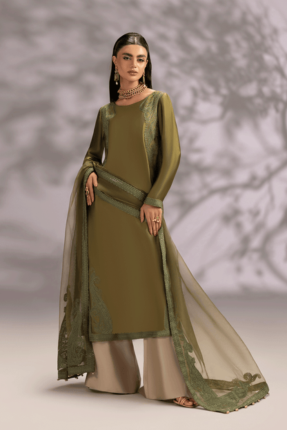 Erum Khan | Summer Whisper | Icon Lady - Luxury Dress - available at Maria Faisal in UK and USA.