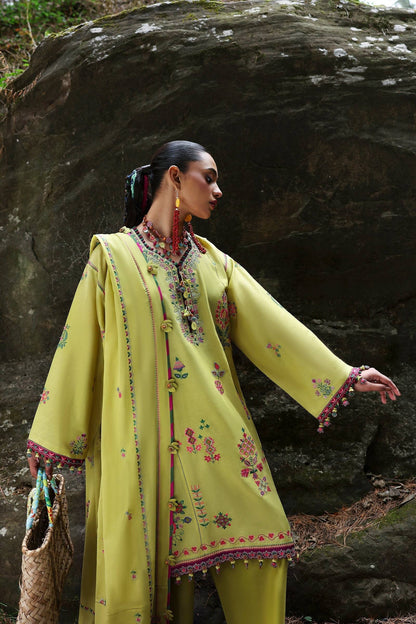 Zaha | Lawn 25 | RHEA (ZL25-14 B) by Maria Faisal - Registered Vendor of : Zaha - type : Ladies Clothes - 100% original wedding dresses