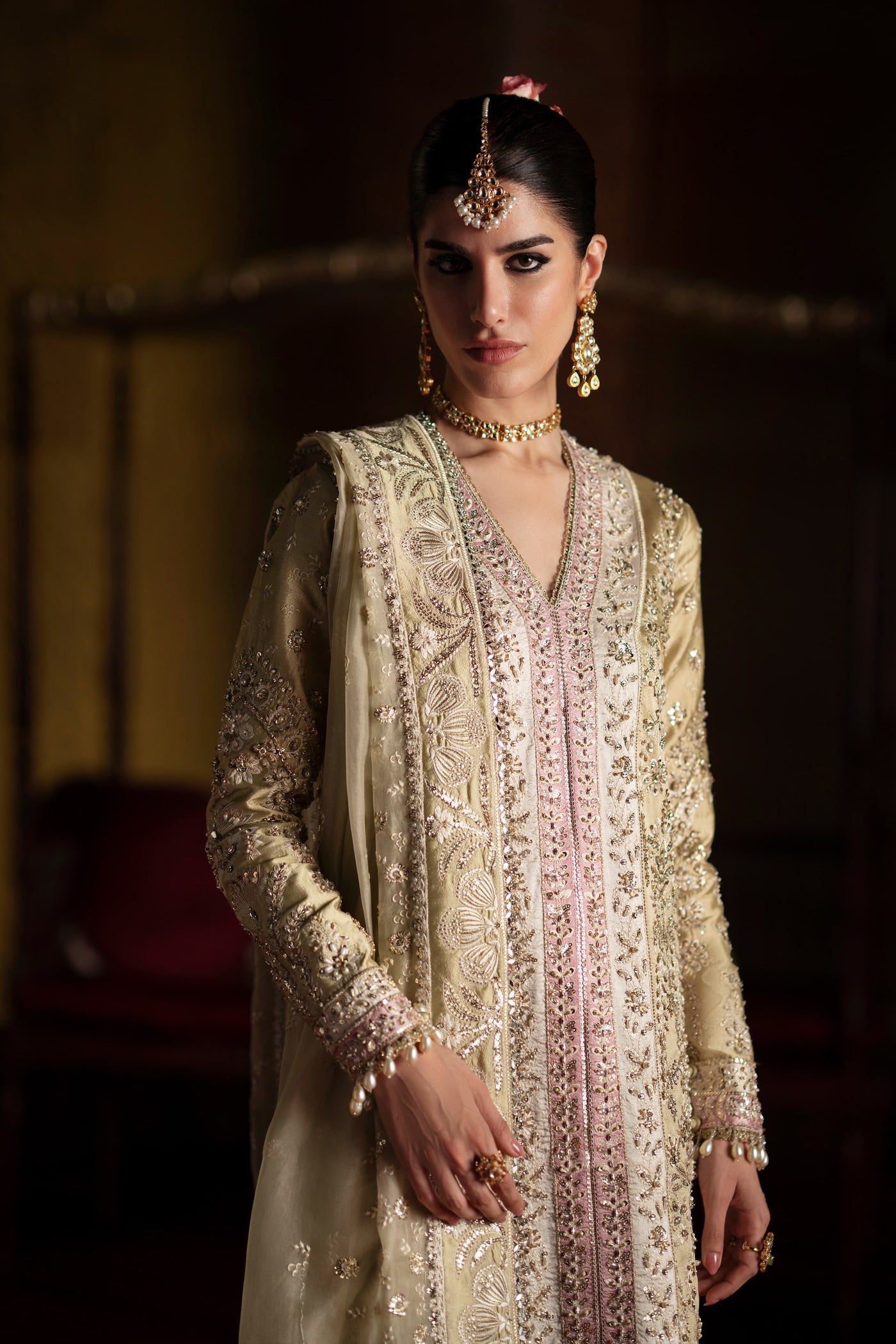 Saad Bin Shahzad | Laavni Formals | SELIN - Formal Dress - available at Maria Faisal in UK and USA.