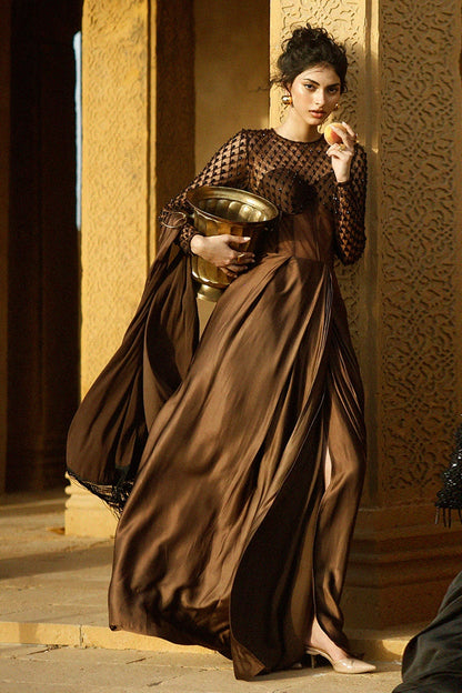 Erum Khan | Carvaan Formals |Raazmeen - Formal Dress - available at Maria Faisal in UK and USA.