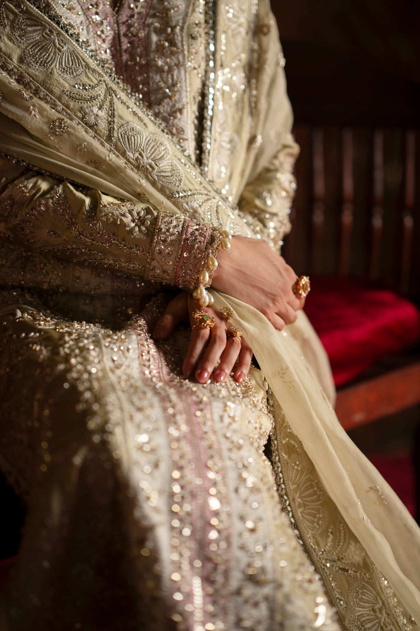 Saad Bin Shahzad | Laavni Formals | SELIN - Formal Dress - available at Maria Faisal in UK and USA.