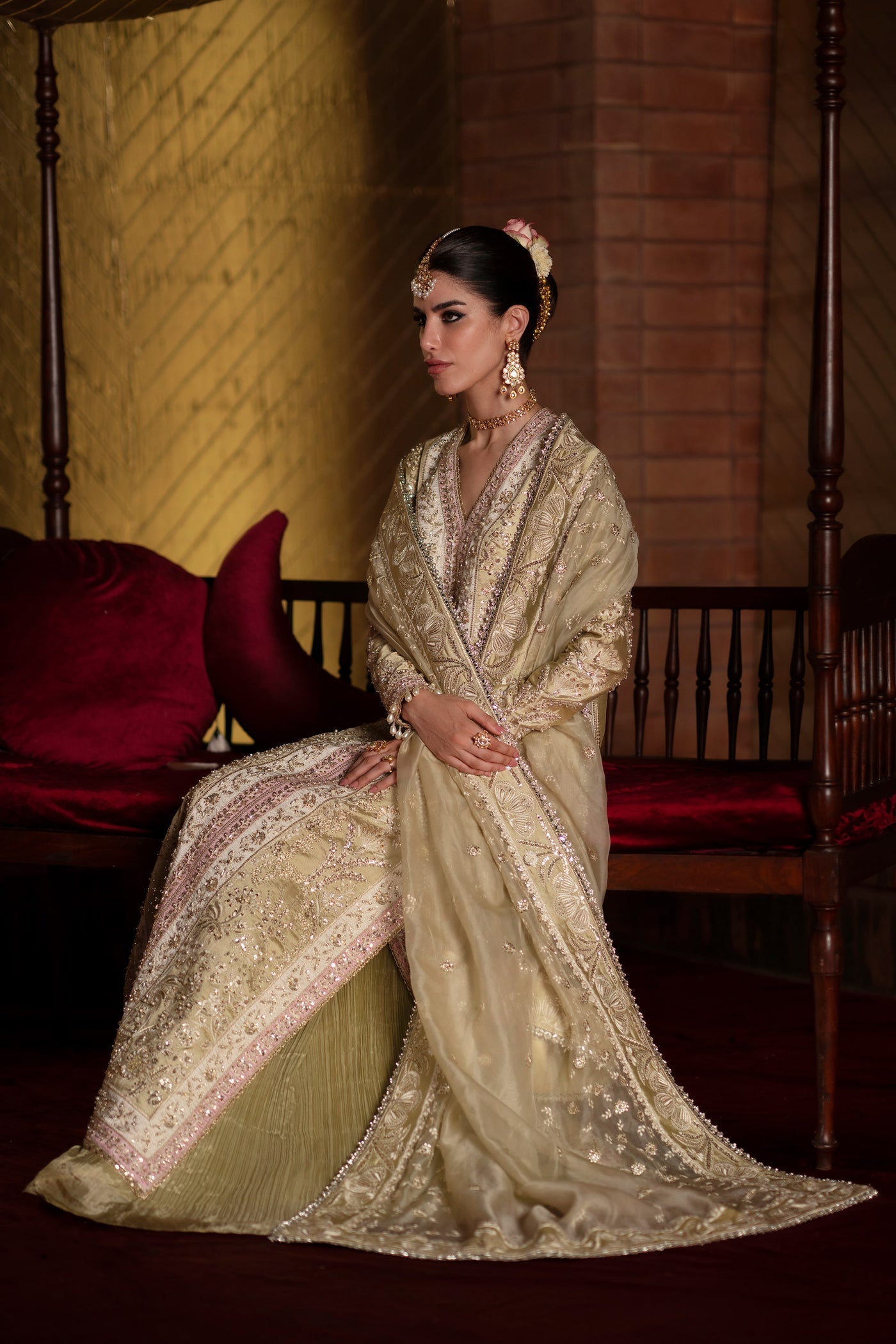 Saad Bin Shahzad | Laavni Formals | SELIN - Formal Dress - available at Maria Faisal in UK and USA.