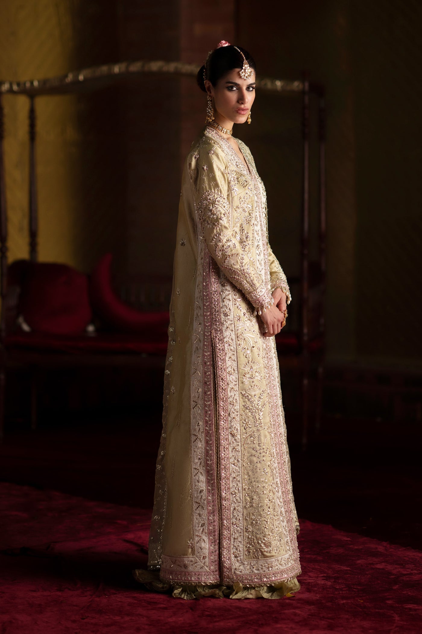 Saad Bin Shahzad | Laavni Formals | SELIN - Formal Dress - available at Maria Faisal in UK and USA.
