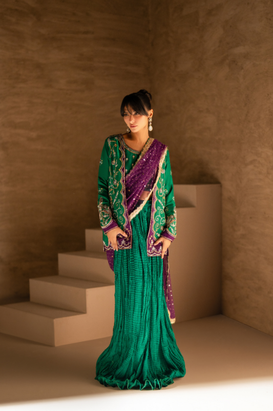Sana Abbas | Zalea Formals | RYSA - Formal Dress - available at Maria Faisal in UK and USA.