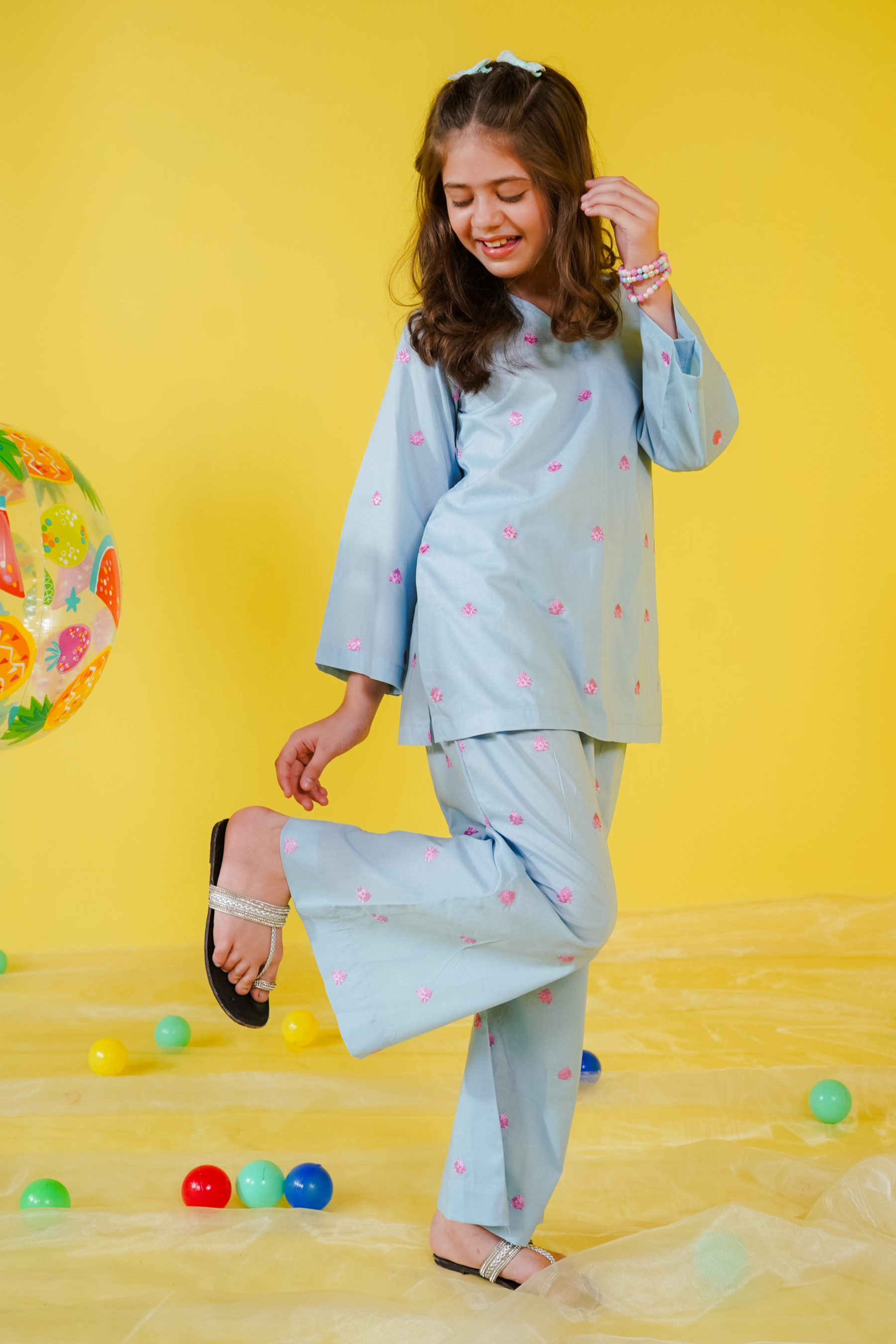 KKG-141 - by Maria Faisal - Registered Vendor of : Kastoor Kids - 100% Original Designer Dress.