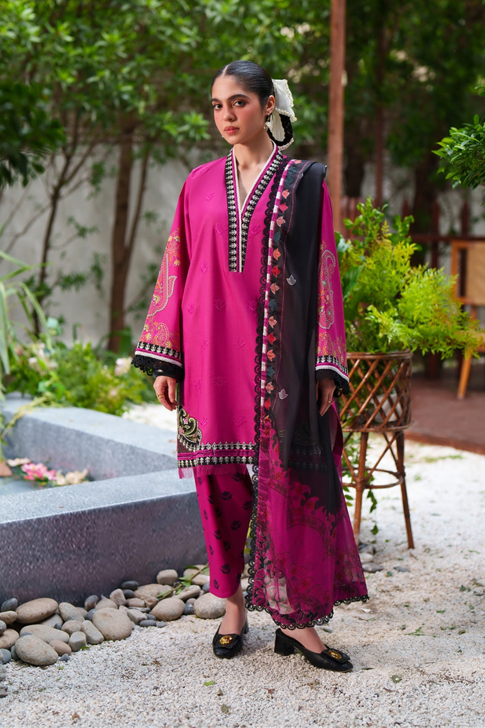 Saira Rizwan | Laanem SS 26 | AMARA-A-SRL26-02 - Luxury Dress - available at Maria Faisal in UK and USA.