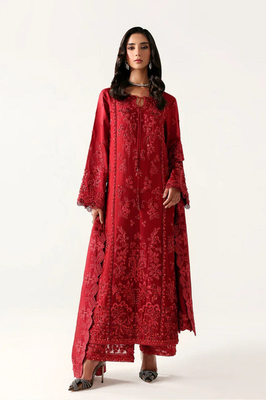 Saira Rizwan | Silk Luxe 26 | NIKA- SRLSP-26-09 - Dress - available at Maria Faisal in UK and USA.