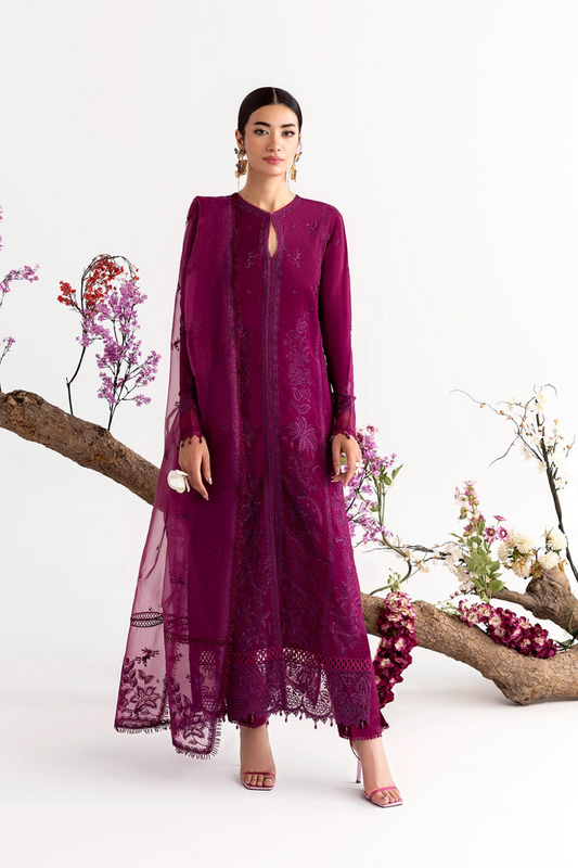 Enzo I Tu Es Aime I Prune - Ladies Clothes - Maria Faisal