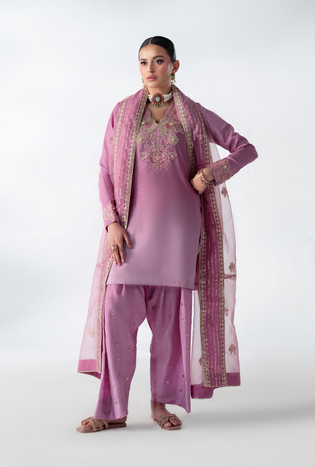 AJR Couture | Luxe Pret 25 | Floral Fusion - Ladies Clothes - Maria Faisal