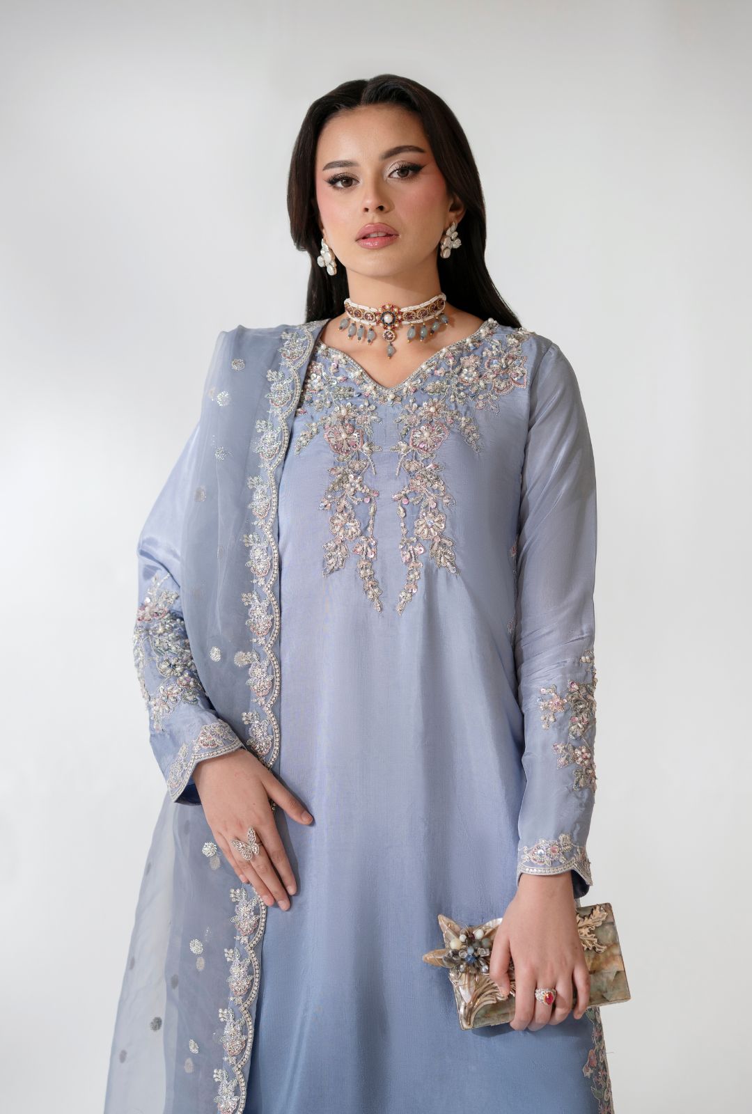 AJR Couture | Luxe Pret 25 | Drape Divine - Ladies Clothes - Maria Faisal