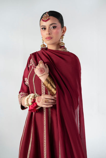 AJR Couture | Luxe Pret 25 | Ruby Raffia - Ladies Clothes - Maria Faisal