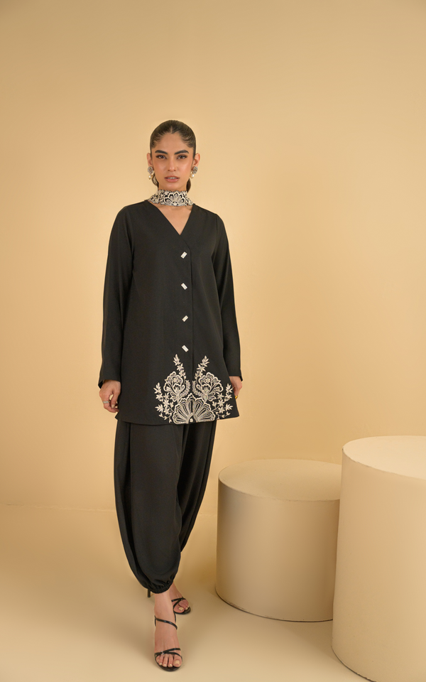 Sana Abbas | La Fiesta | Zara - Luxury Dress - available at Maria Faisal in UK and USA.