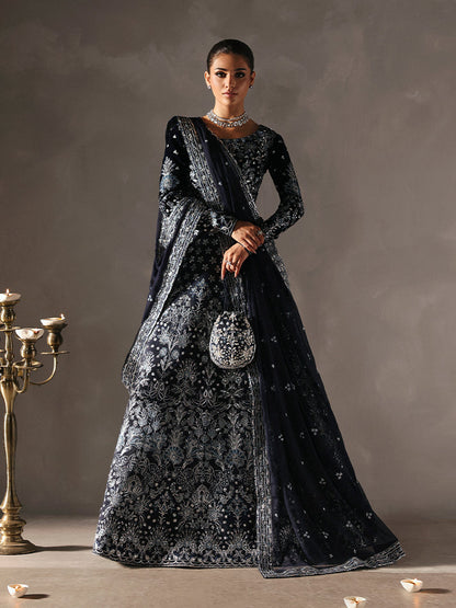 Gulaal | Marais Velvet | ARDORA - Formal Dress - available at Maria Faisal in UK and USA.