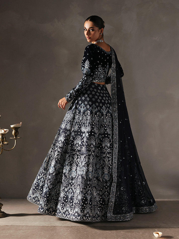 Gulaal | Marais Velvet | ARDORA - Formal Dress - available at Maria Faisal in UK and USA.