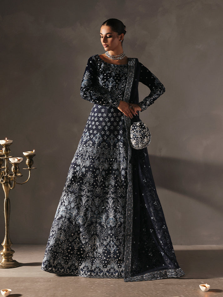 Gulaal | Marais Velvet | ARDORA - Formal Dress - available at Maria Faisal in UK and USA.