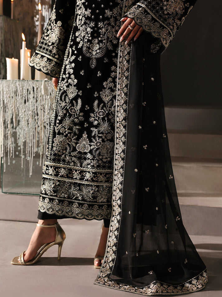Gulaal | Marais Velvet | ECLISSA - Formal Dress - available at Maria Faisal in UK and USA.