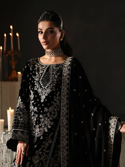 Gulaal | Marais Velvet | ECLISSA - Formal Dress - available at Maria Faisal in UK and USA.