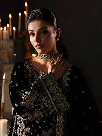 Gulaal | Marais Velvet | ECLISSA - Formal Dress - available at Maria Faisal in UK and USA.