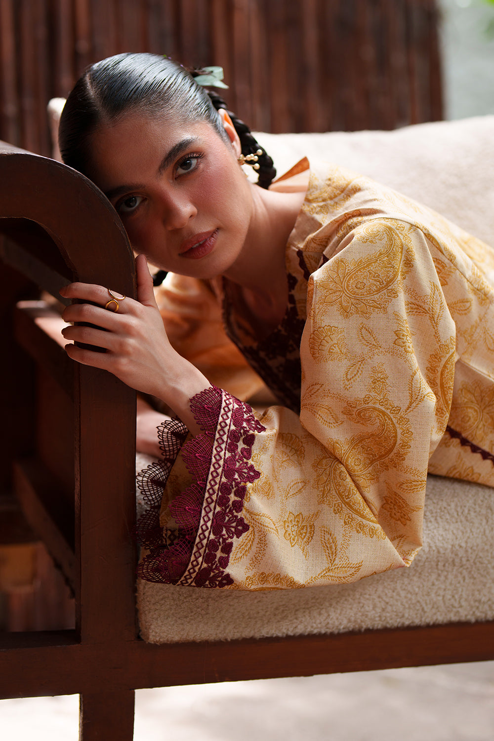 Saira Rizwan | Laanem SS 26 | ZAREEN-A-SRL26-06 - Luxury Dress - available at Maria Faisal in UK and USA.