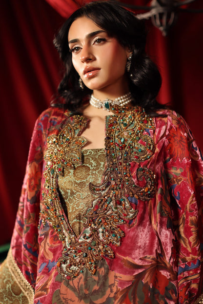 Musferah Saad | The Elite Club | Vienna - Formal Dress - available at Maria Faisal in UK and USA.