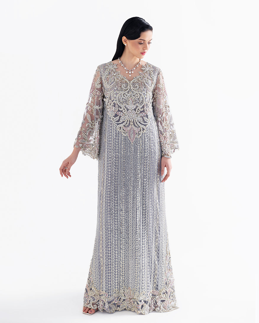 Mushq | Fleur Luxury Formals | Valerian - Formal Dress - available at Maria Faisal in UK and USA.