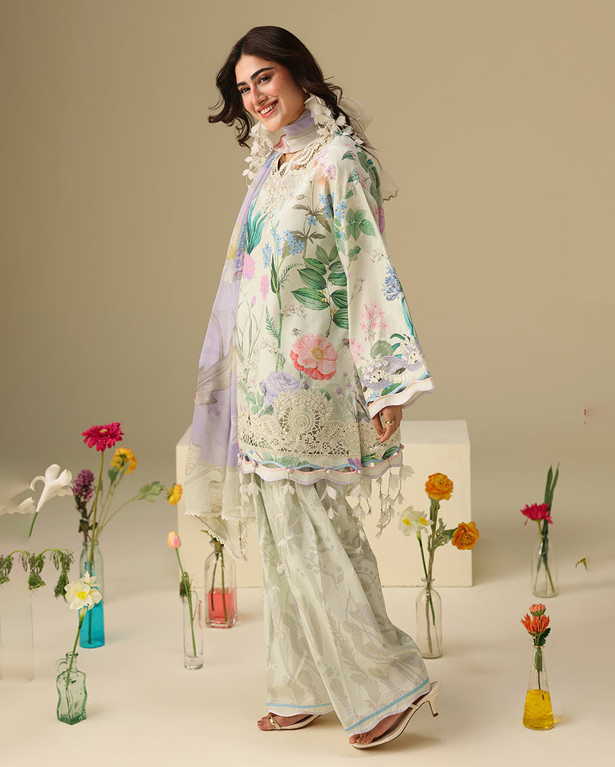 Mushq | Soleil Prints | VANILLA LUSH - Luxury Dress - available at Maria Faisal in UK and USA.