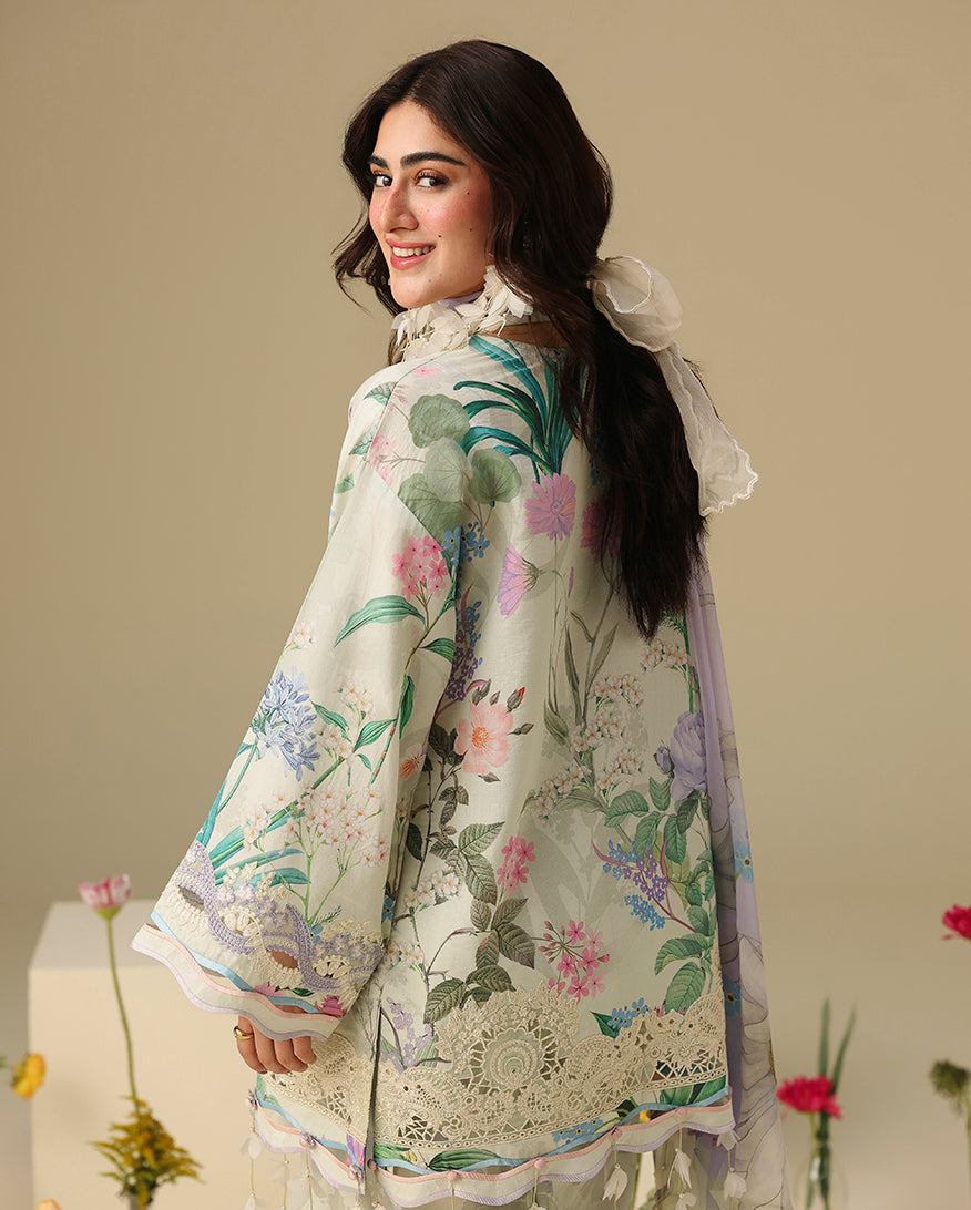 Mushq | Soleil Prints | VANILLA LUSH - Luxury Dress - available at Maria Faisal in UK and USA.