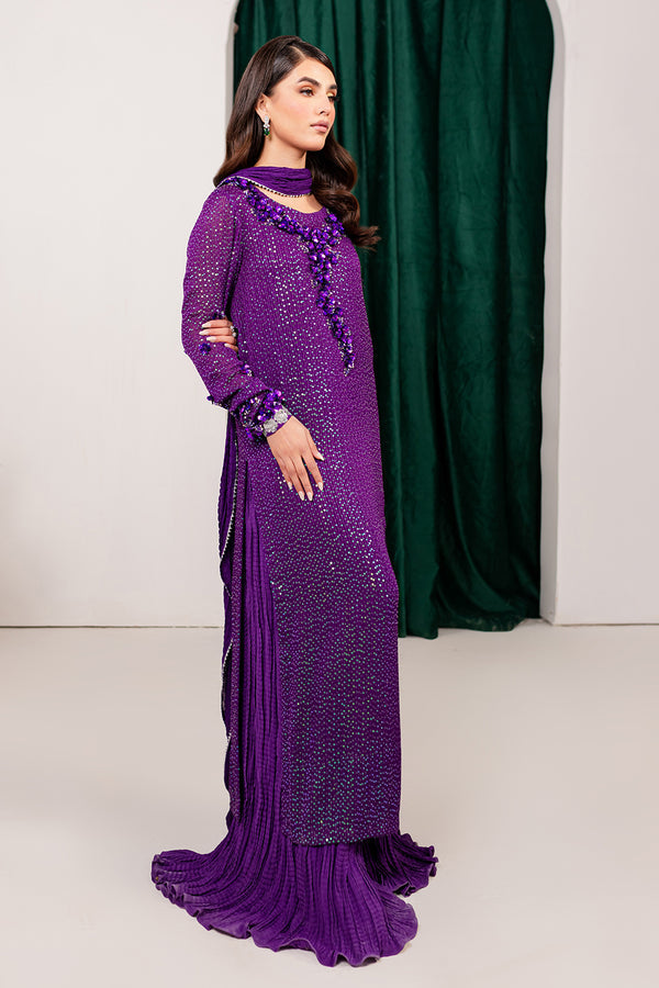 Vanya | Ethnic Muse 24 | EM-30 - Designer Dress with Intricate embroidery and embellishments. Shop elegent wedding dress at Maria Faisal.
