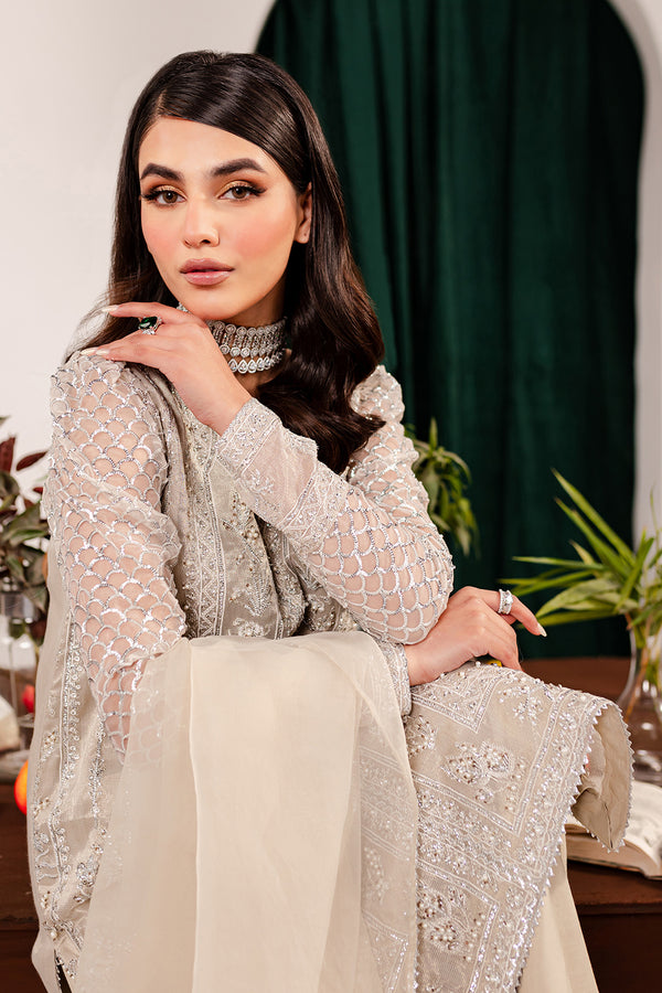 Vanya | Ethnic Muse 24 | EM-25 - Designer Dress with Intricate embroidery and embellishments. Shop elegent wedding dress at Maria Faisal.