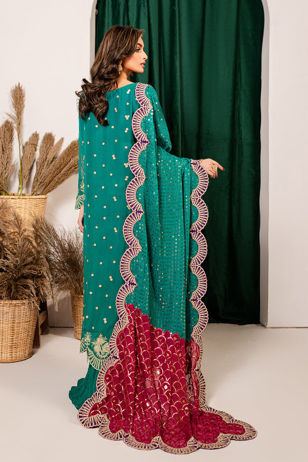 Vanya | Ethnic Muse 24 | EM-24 - Designer Dress with Intricate embroidery and embellishments. Shop elegent wedding dress at Maria Faisal.
