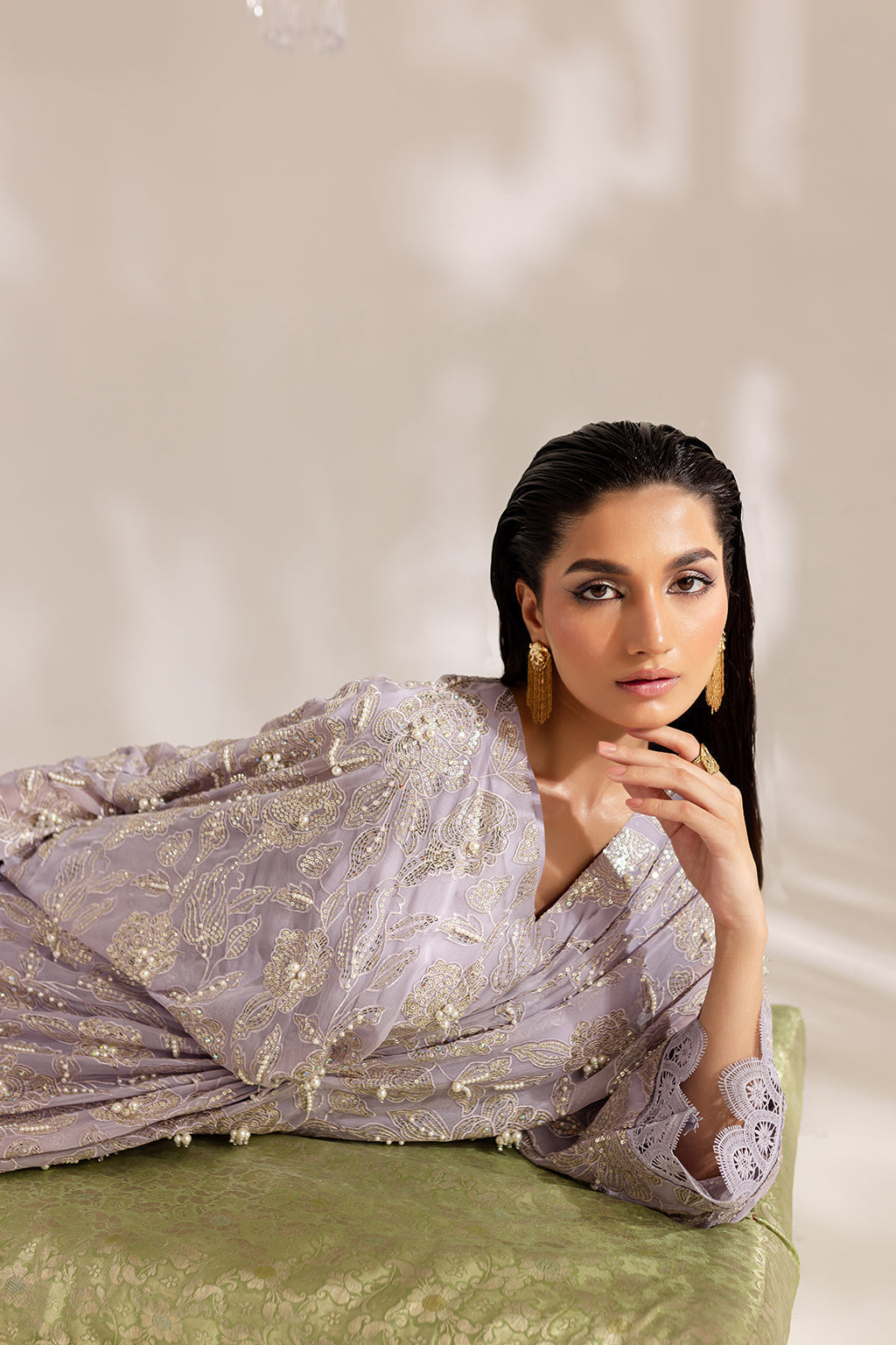 Vanya | Gulraz Formals | FF-58 - Designer Dress with Intricate embroidery and embellishments. Shop elegent wedding dress at Maria Faisal.