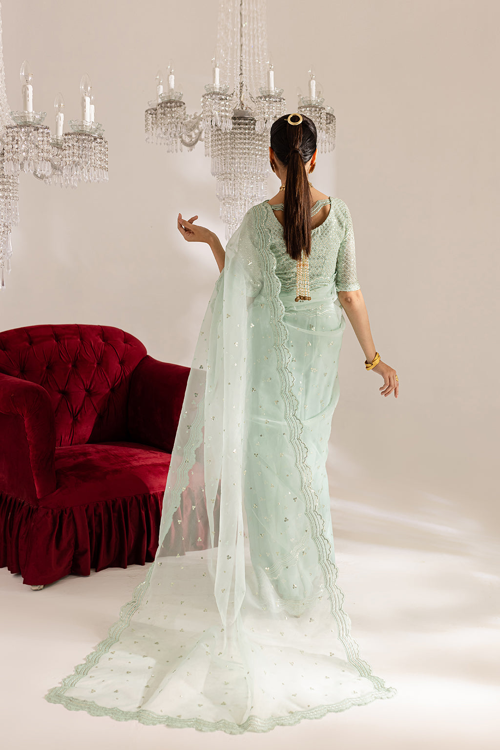 Vanya | Gulraz Formals | FF-56 - Designer Dress with Intricate embroidery and embellishments. Shop elegent wedding dress at Maria Faisal.