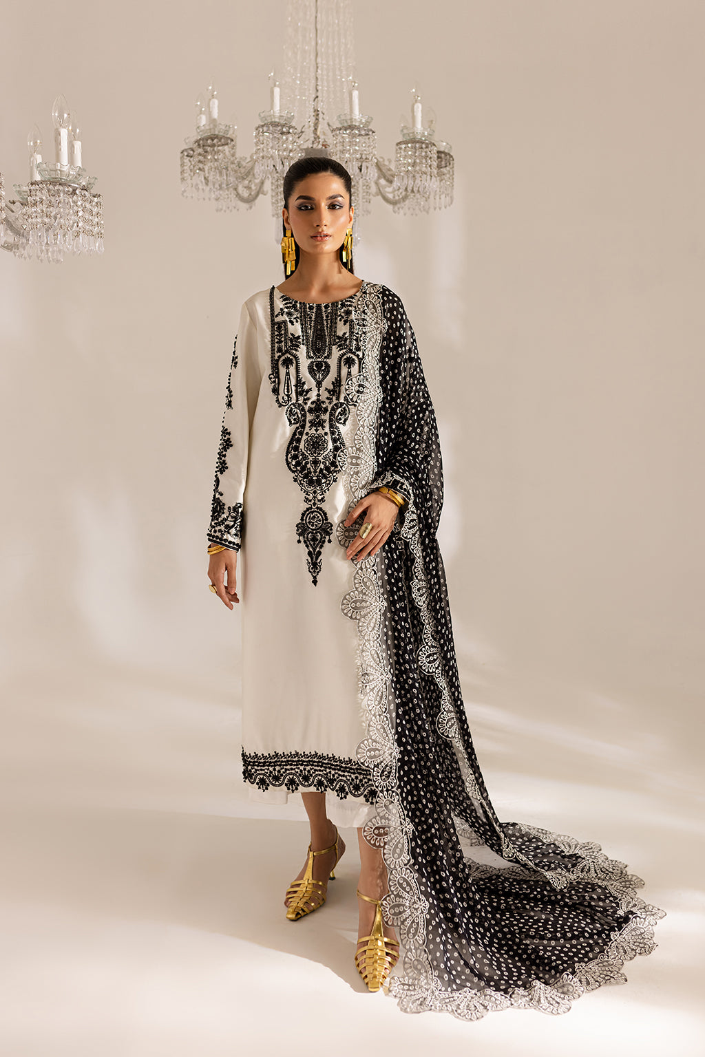 Vanya | Gulraz Formals |  FF-52 - Designer Dress with Intricate embroidery and embellishments. Shop elegent wedding dress at Maria Faisal.