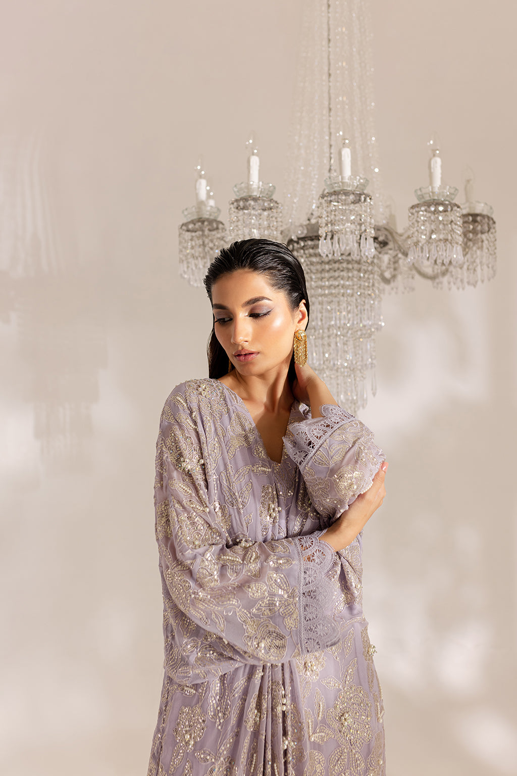 Vanya | Gulraz Formals | FF-58 - Designer Dress with Intricate embroidery and embellishments. Shop elegent wedding dress at Maria Faisal.