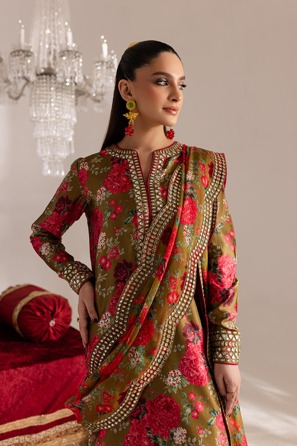 Vanya | Gulraz Formals |  FF-53 - Designer Dress with Intricate embroidery and embellishments. Shop elegent wedding dress at Maria Faisal.