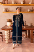 Vanya | Velvet Formals 24 |  KV-54 - Designer Dress with Intricate embroidery and embellishments. Shop elegent wedding dress at Maria Faisal.
