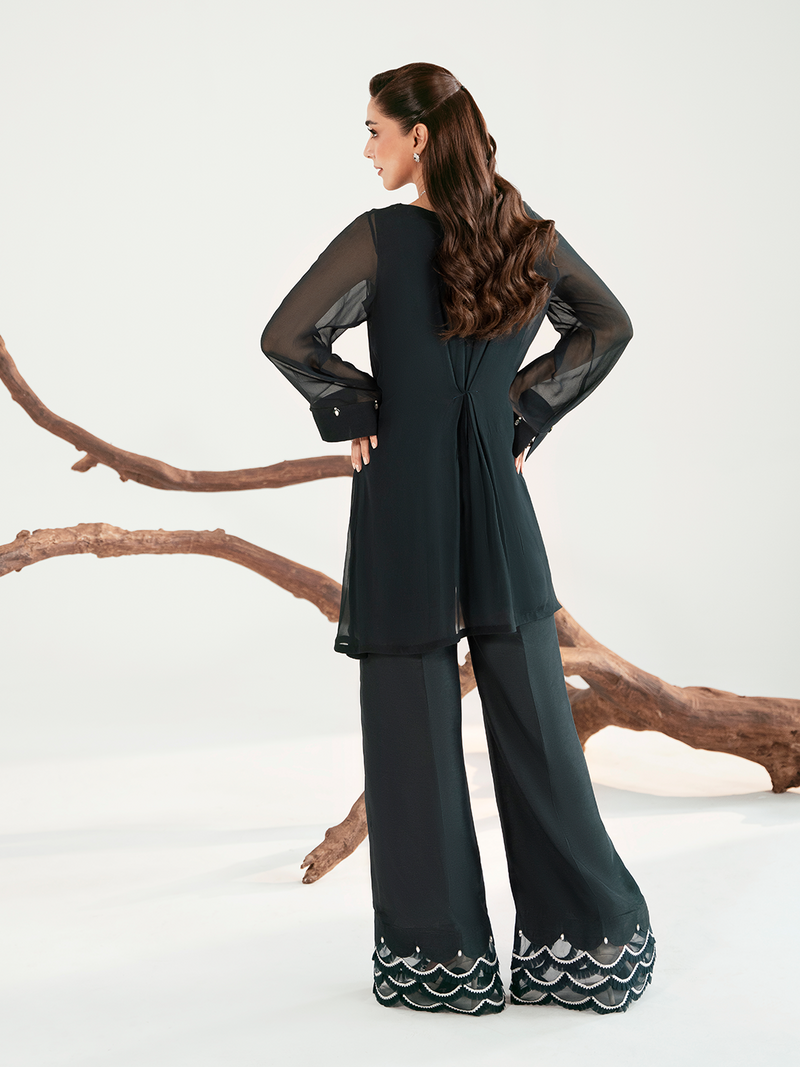 Ain | Luxe Edit | Veil - Luxury Dress - available at Maria Faisal in UK and USA.