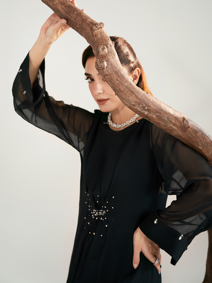 Ain | Luxe Edit | Veil - Luxury Dress - available at Maria Faisal in UK and USA.