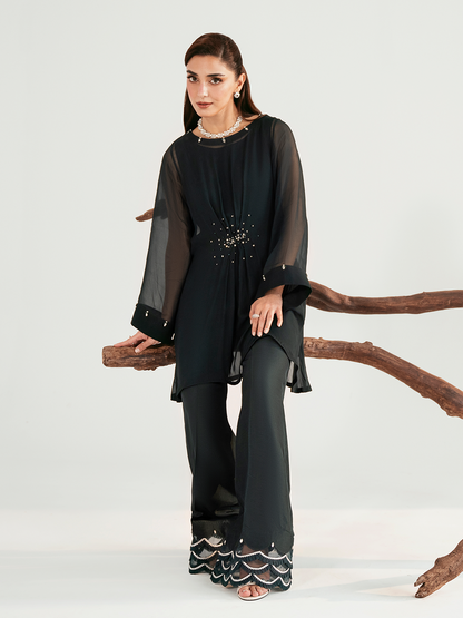 Ain | Luxe Edit | Veil - Luxury Dress - available at Maria Faisal in UK and USA.