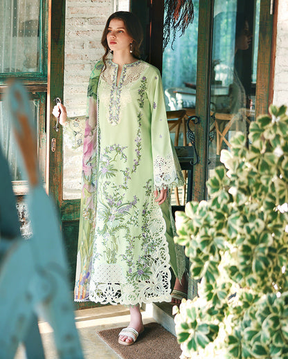 Mushq | The Secret Garden Lawn | Verdant Bloom - Luxury Dress - available at Maria Faisal in UK and USA.