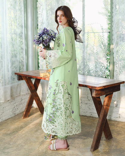 Mushq | The Secret Garden Lawn | Verdant Bloom - Luxury Dress - available at Maria Faisal in UK and USA.